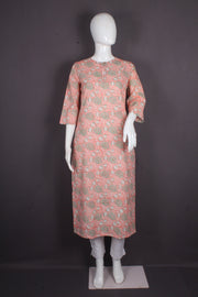 Hand Block Printed Cotton Kurti