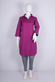 Women's Cotton Kurti with Collar