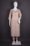 Women's Cotton Printed Kurti with Pajami Set