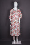 Women's Cotton Printed Kurti with Pajami Set