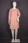 Peach Hand Embroidered Long Kurti