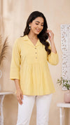 Cheese Yellow Short Top