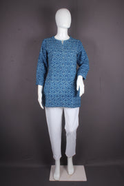 Women's Cotton Dabu Print Tunic