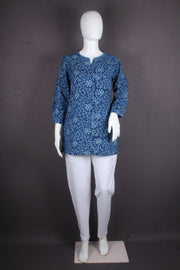 Women's Cotton Dabu Print Tunic