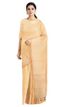 Peach Yellow Saree