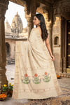 Off White Paithani Cotton Saree