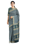 Handwoven Naturally Dyed Indigo Saree