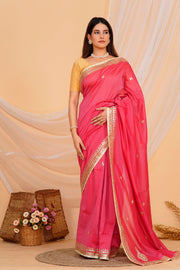 Hand Embroidered Zardozi Saree