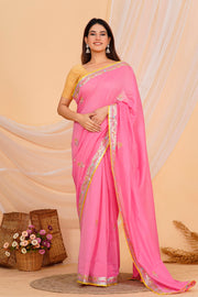 Hand Embroidered Zardozi Saree