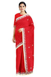 Hand Embroidered Zardozi Saree