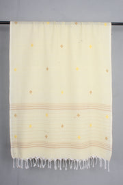 Light Yellow Stole with Butis