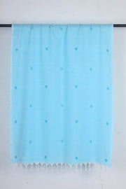 Sky Blue Stole with Butis