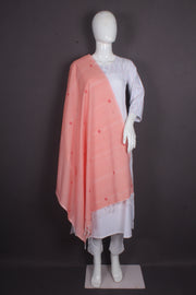 Pastel Pink Stole with Butis