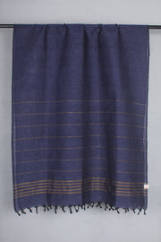 Handwoven Linen Zari Dupatta