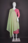 Handwoven Cotton Sea Green Dupatta