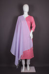 Handwoven Cotton Purple Dupatta