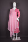 Handwoven Cotton Pink Dupatta
