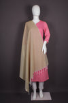 Handwoven Cotton Food Brown Dupatta