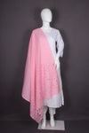 Handwoven Cotton Stole with Intricate Katha Embroidery