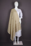 Handwoven Cotton Dupatta with Intricate Katha Embroidery