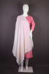 Handwoven Cotton Stole with Intricate Katha Embroidery