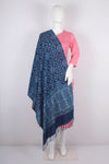 Handwoven Cotton Dabu Printed Dupatta