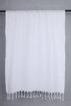 Elegant Self-Line Stole in Off-White