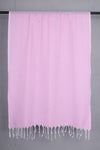 Elegant Self-Line Stole in Soft Pink