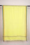 Yellow Stole with Red, Blue and Purple Border
