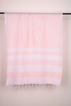 Peach Stole with White Linings and Border