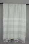 Light Green Stole with White Striped