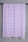 Handwoven Cotton Purple Ikat Stole