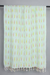 Handwoven Cotton Sea Green Ikat Stole