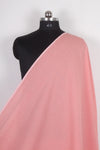 Handwoven Pure Cotton Self Check Fabric - Coral