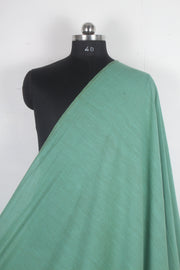 Jungle Green Cotton Plain Slub Fabric