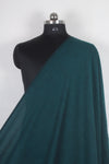 Handwoven Pure Cotton Fabric - Pine Green Slub