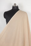 Handwoven Pure Cotton Fabric - Cream Plain Slub