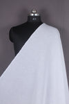 Handwoven Pure Cotton Linen Fabric -White
