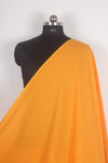 Handwoven Pure Cotton Fabric - Bright Orange