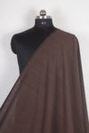 Handwoven Pure Cotton Fabric - Syrup Brown Slub