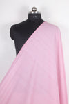 Handwoven Pure Cotton Fabric - Baby Pink