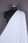Handwoven Pure Cotton Fabric -White