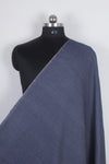 Handwoven Pure Cotton Fabric -Denim Blue