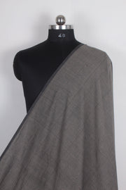 Handwoven Pure Cotton Fabric -Charcoal