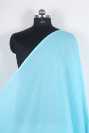 Handwoven Pure Cotton Fabric -Sky Blue