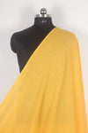 Handwoven Pure Cotton Self Line Fabric -Cyber Yellow