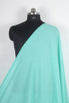 Handwoven Pure Cotton Fabric - Sea Green with Self Line