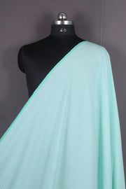 Handwoven Pure Cotton Fabric -Sea Green