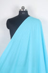 Handwoven Pure Cotton Fabric - Sky Blue with Self Line