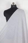 Handwoven Pure Cotton Fabric -Off White with Self Line